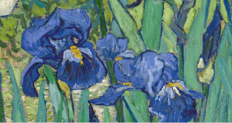 Vincent Van Gogh Irises ゴッホ展 立体複製画 2010+ctpciatw.org